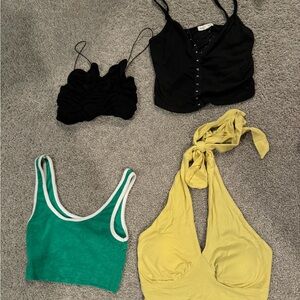 assorted crop tops $5